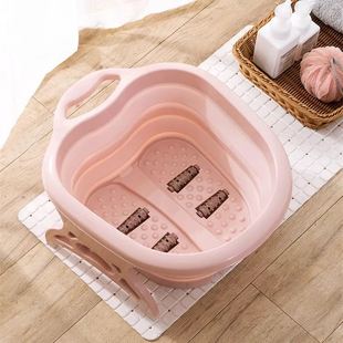 ◍ Folding Foot Bath Massage Foot Bath Bucket Home Massage Children's New Heated Health Foot Massage Shop