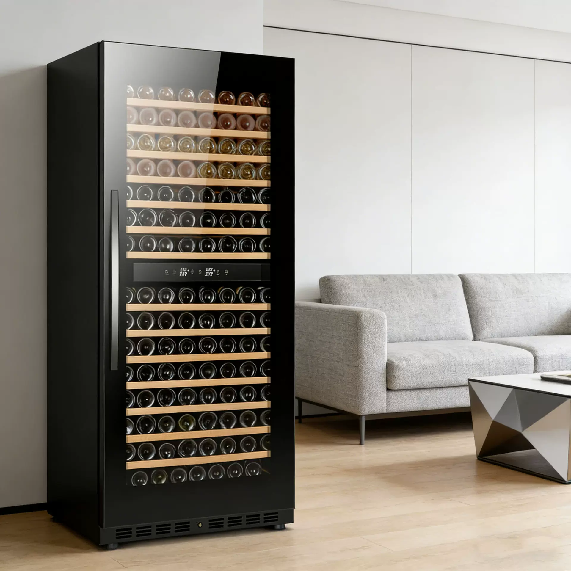 出口红酒柜恒温酒柜厂家直供冷藏茶叶雪茄柜子恒湿柜风冷无霜静音