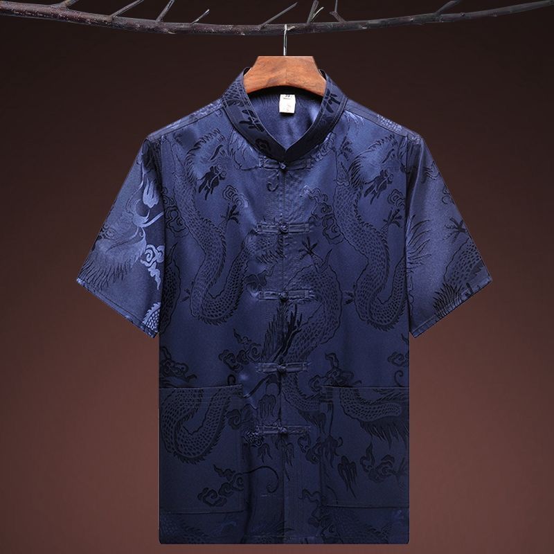 Tai Lung Short Sleeve (Top) Blue