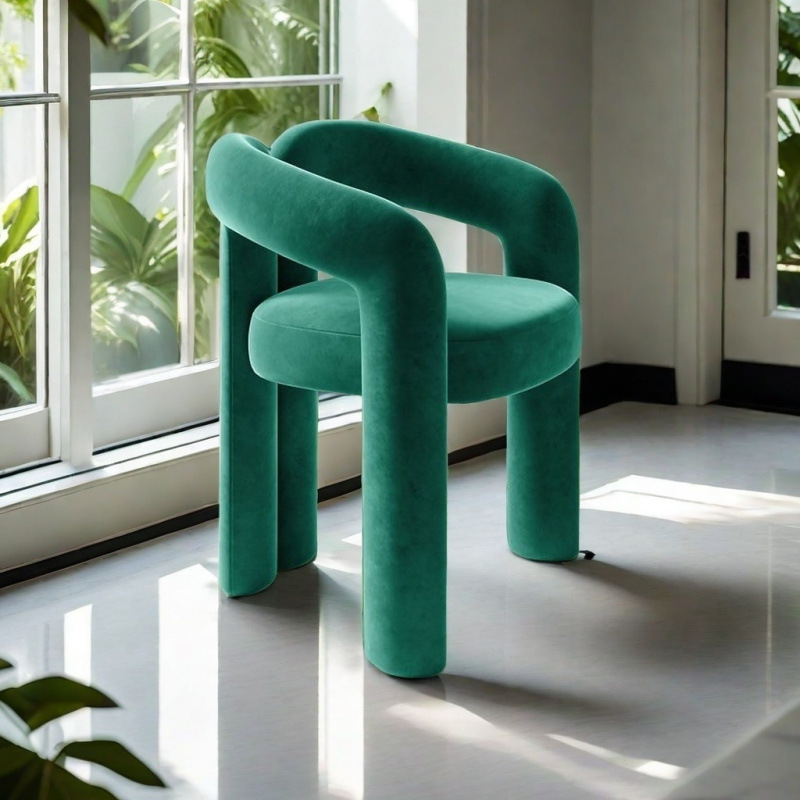 피부 친화적인 벨벳 다크 그린 [부드럽고 꽉찬]