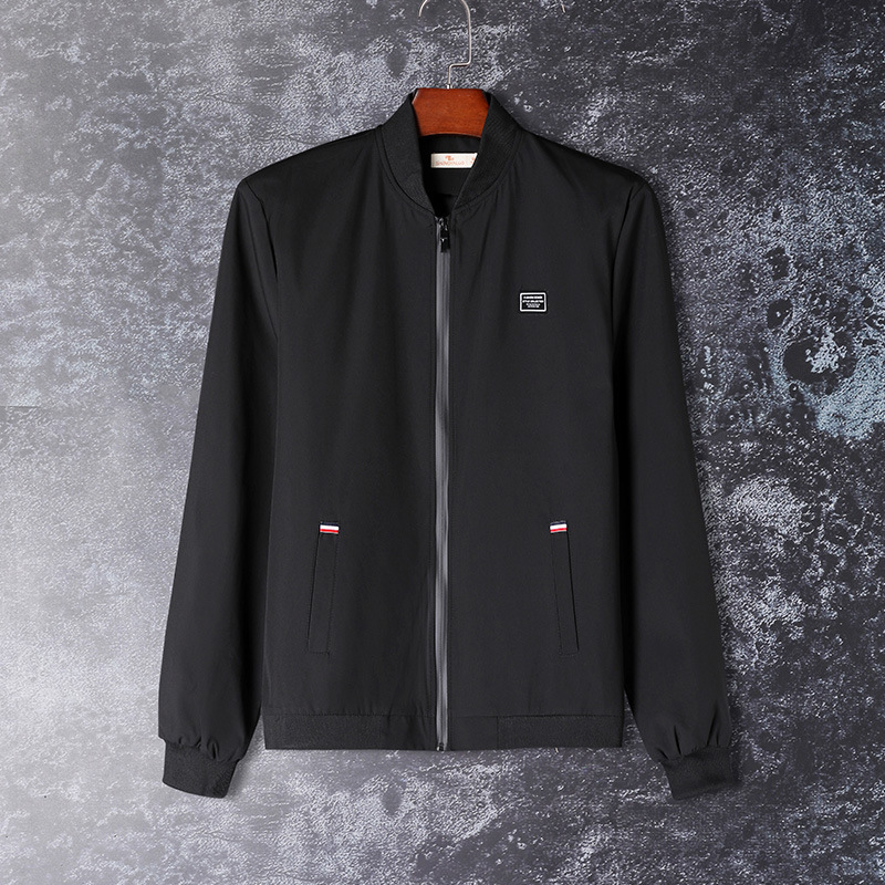 Trendy Brand Windbreaker American German British Foreign Trade New Style Jacket Autumn and Winter Fashion Stand Collar Motorcycle Jacket Men's Workwear