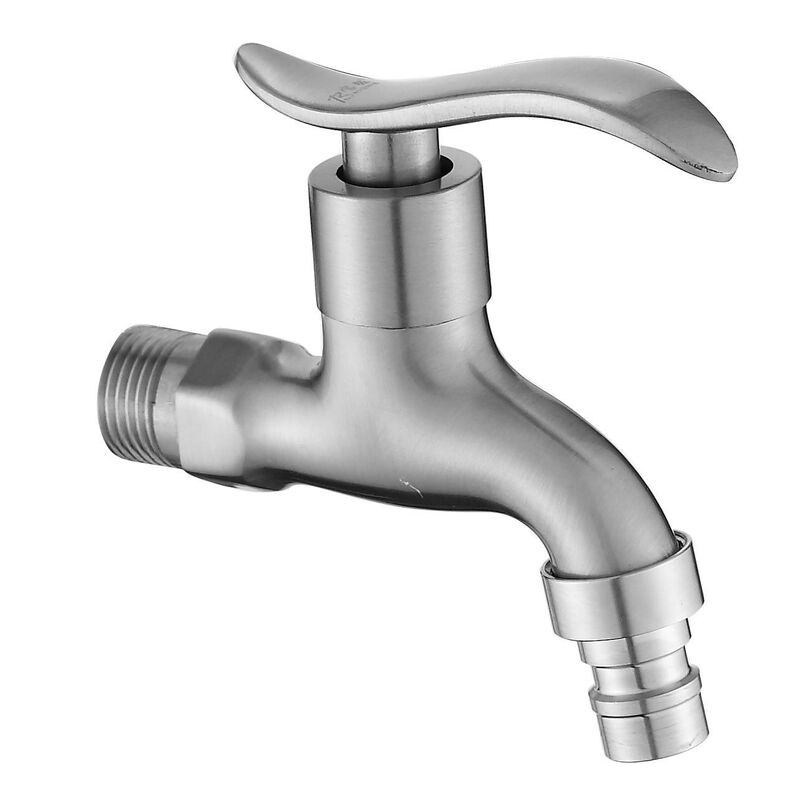 Bathroom Shower Room Faucet Brushed Stainless Steel Craft Balcony Washing Machine Faucet Mop Pool Faucet Bathroom Shower Room Faucet Brushed Stainless Steel Craft Balcony Washing Machine Faucet Mop Pool Faucet