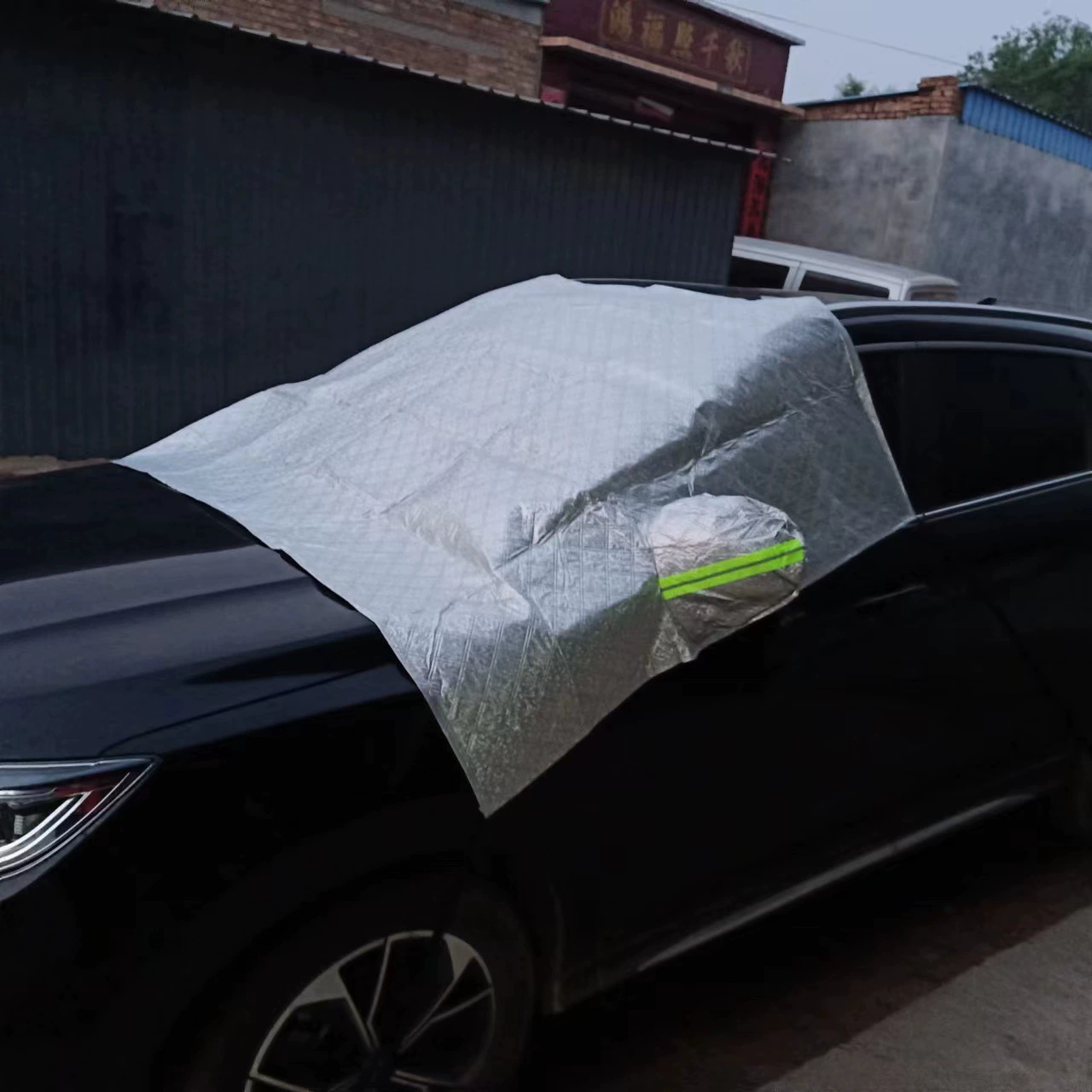 Прямые поставки с фабрики, переднее лобовое стекло, половинное покрытие, солнцезащитный крем, антиморозный Универсальный Автомобильный Чехол Four Seasons, пятислойный ультразвуковой композитный плюс