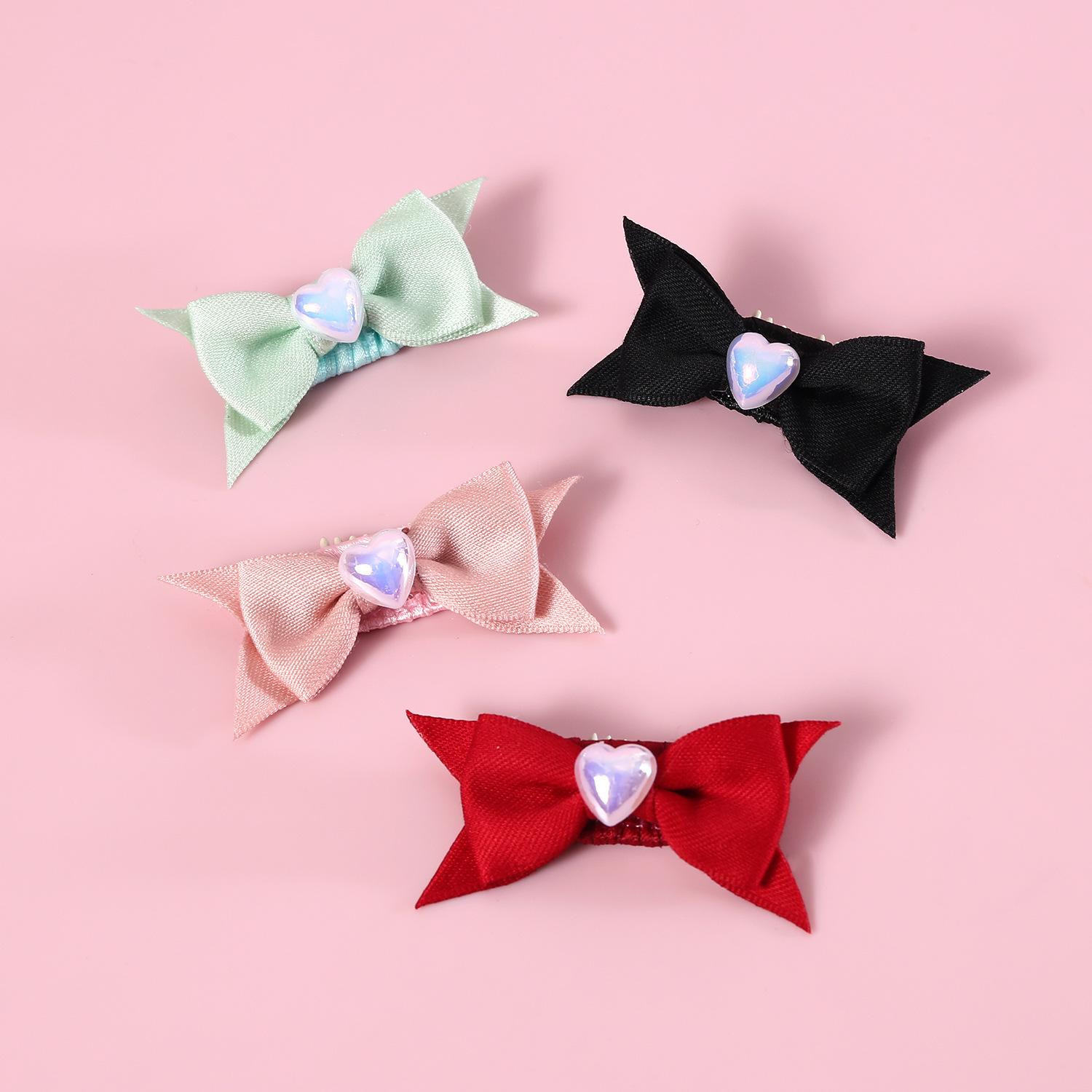 Pet love perla bowknot horquilla color caramelo princesa títere gato perro de pelo largo accesorios para el cabello tocado traje BB
