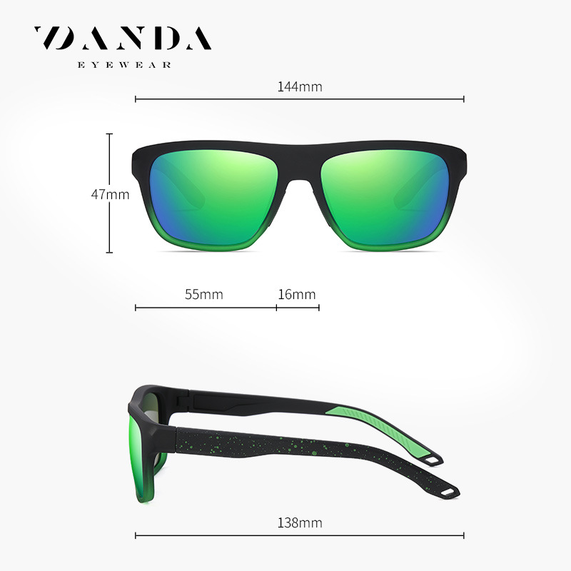 Nuevas gafas de sol polarizadas transfronterizas S11108 Gafas de sol de viaje al aire libre de moda para hombres Gafas de sol de protección UV