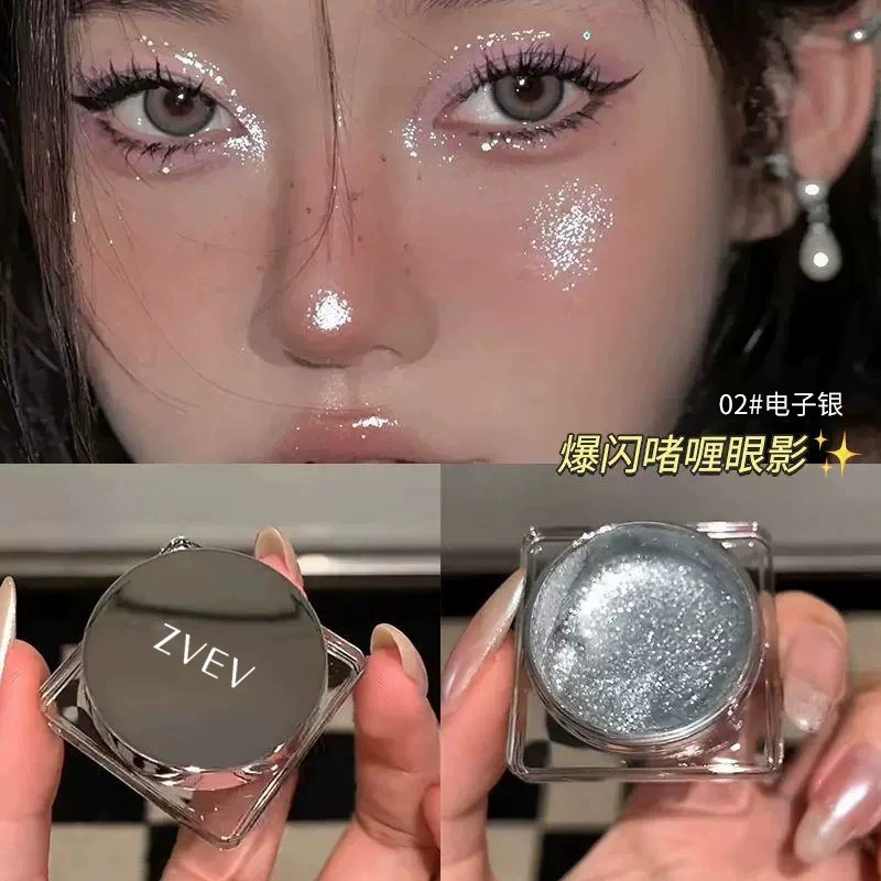 ZVEV Eye shadow, nail sequins, highlighter