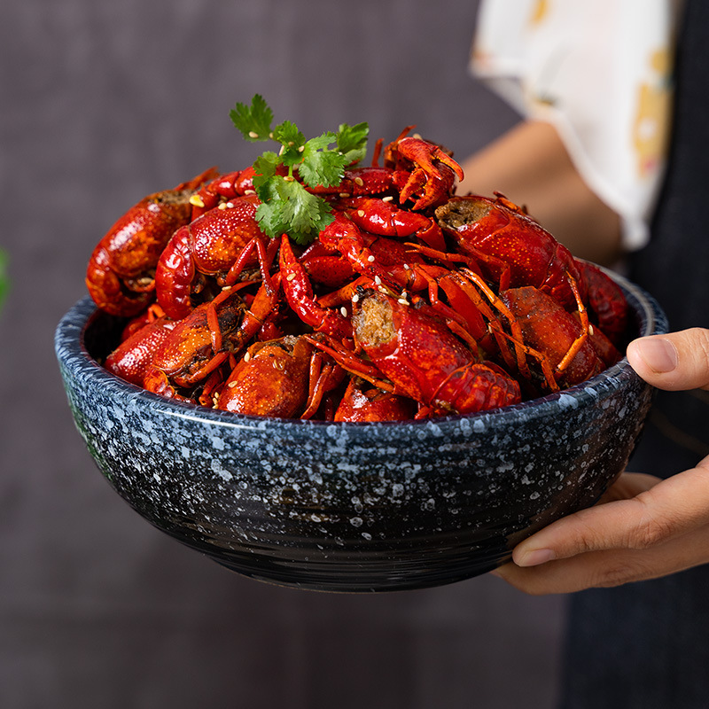 Errifan pickled fish large bowl boiled fish soup bowl large soup bowl 1 10-inch fish bowl restaurant Maocai hair