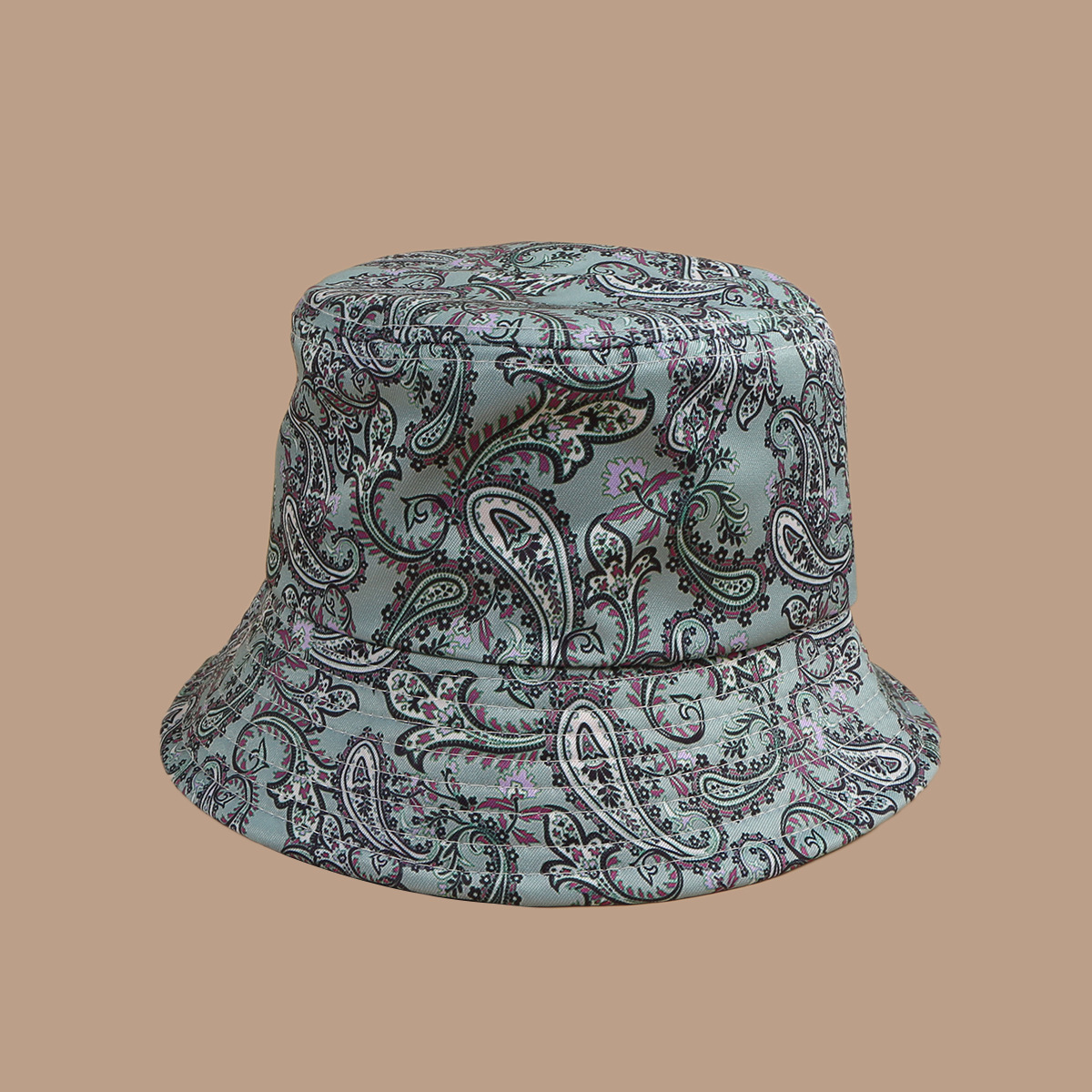 Green cashew flower fisherman hat NSTQ55468