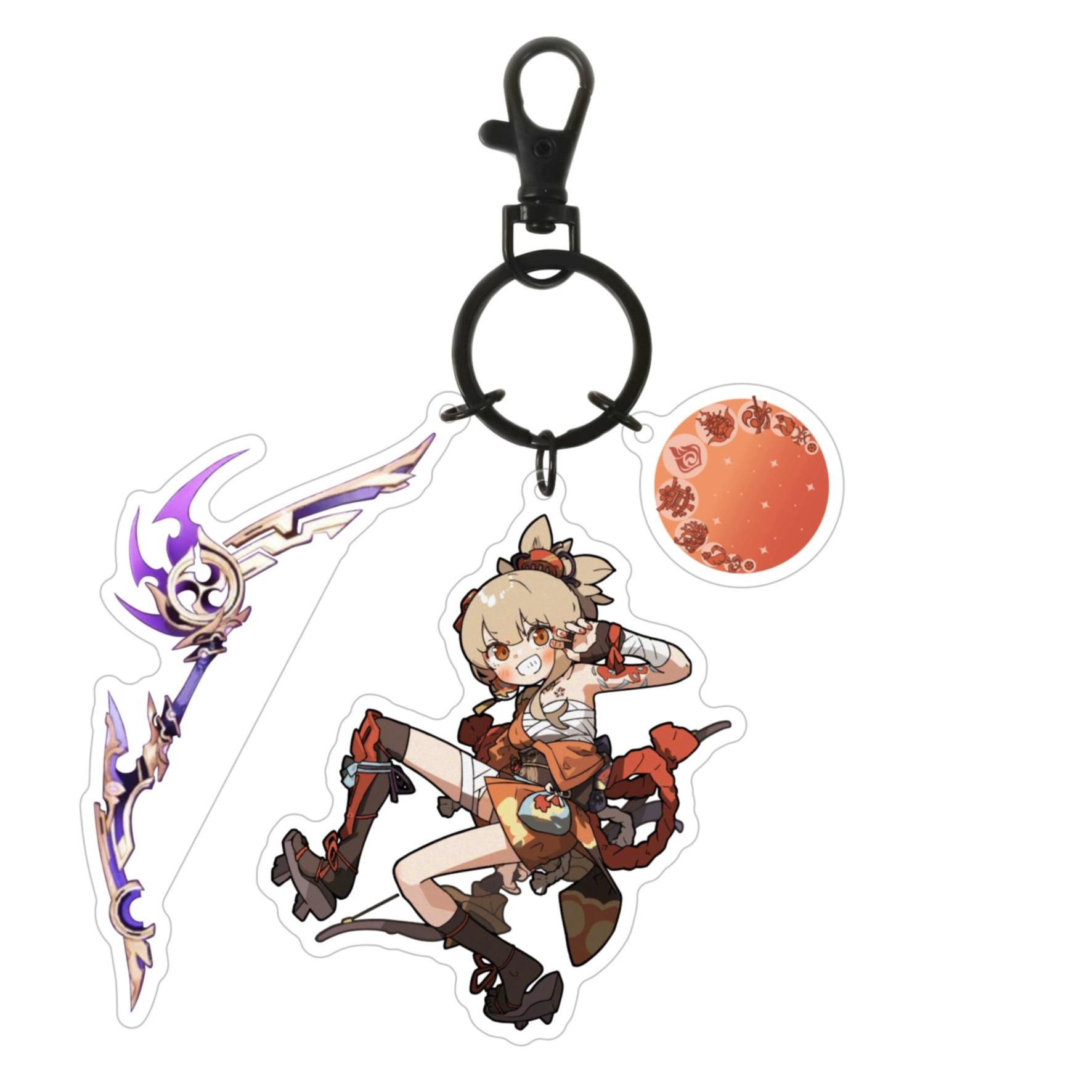 Genshin Impact, acrylic keychain