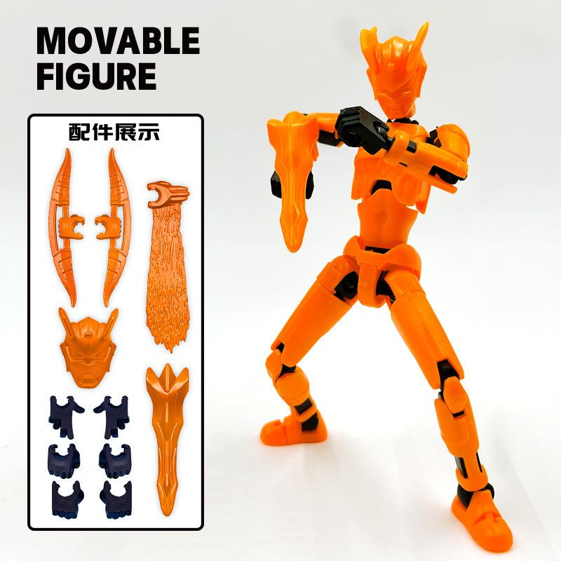 제로 5세대 오렌지와 블랙 [손 6개 + 무기 4개 + 헬멧]