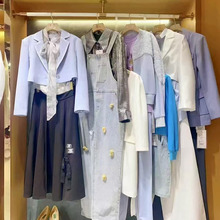 一线大牌纪优希品牌折扣女装25年春款时尚浪漫连衣裙尾货走份批发