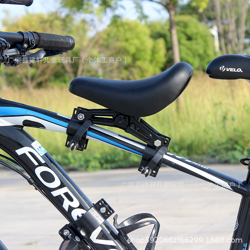 人気自転車 マウンテンバイク 子供用前部座席 汎用ベビーサドル 自転車用アームレスト付き自転車サドル|undefined