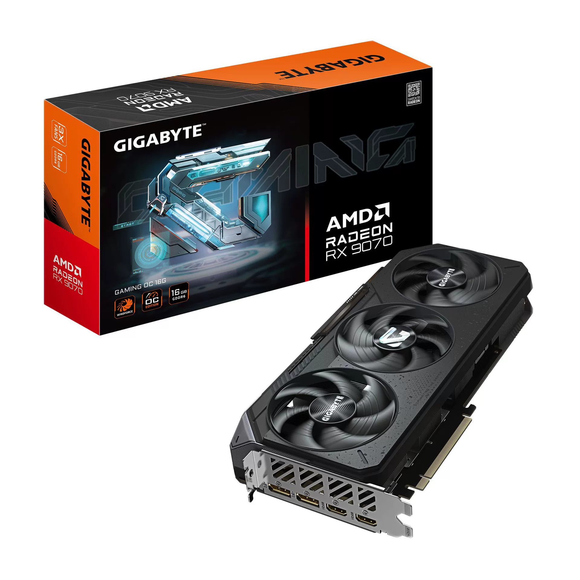 Brand new boxed Gigabyte 9070, suitable for learning, office, AI deep learning, deepseek, etc.