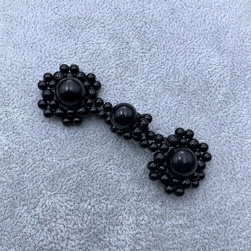 Beaded plate buttons cheongsam buttons Chinese style pearl handmade retro decoration ancient costume traditional Hanfu accessories