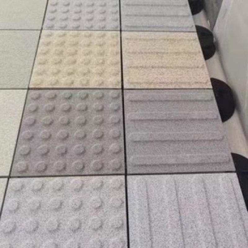 盲道砖防滑盲人行道指路砖盲道板砖仿石导盲砖地砖公园盲条道路砖