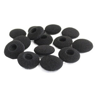 Headphone Cotton, Thickeneded Ear Cotton, Headphone Sponge Cover, Earplug Sponge Earmuffs, High Elasticity and Tensile Strength, Black and White