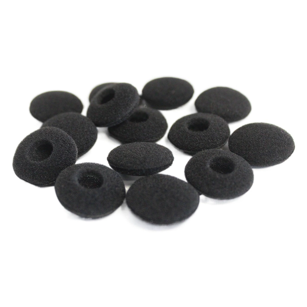 Хлопок для наушников, утолщенный хлопок для ушей, губчатый чехол для наушников, губчатые наушники-затычки для ушей, высокая эластичность и прочность на растяжение, черный и белый цвет.