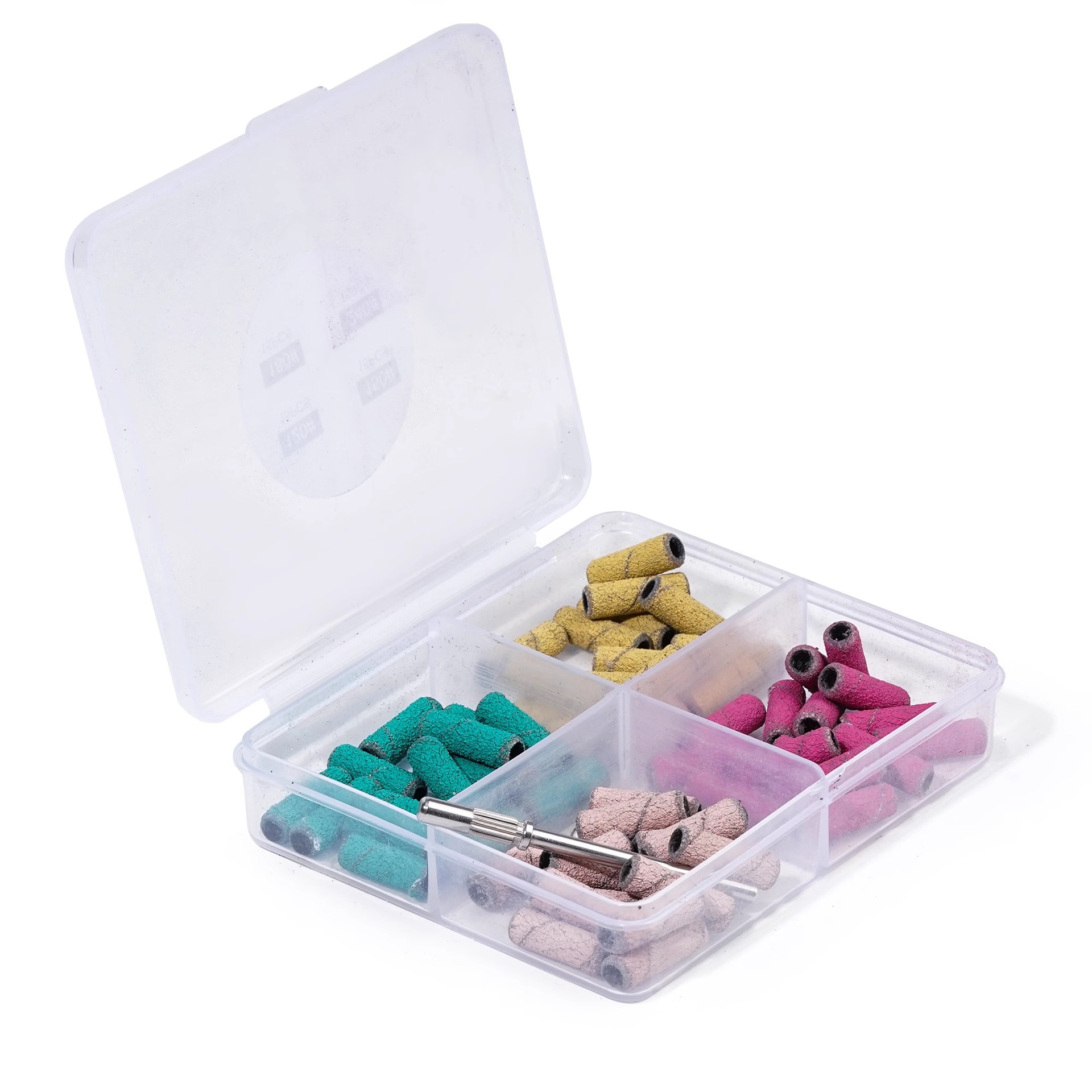 Mini anillo de arena pulido de uñas, eje de acero inoxidable de alta calidad, herramienta especial para tienda de uñas, anillo de arena resistente al desgaste de alta resistencia