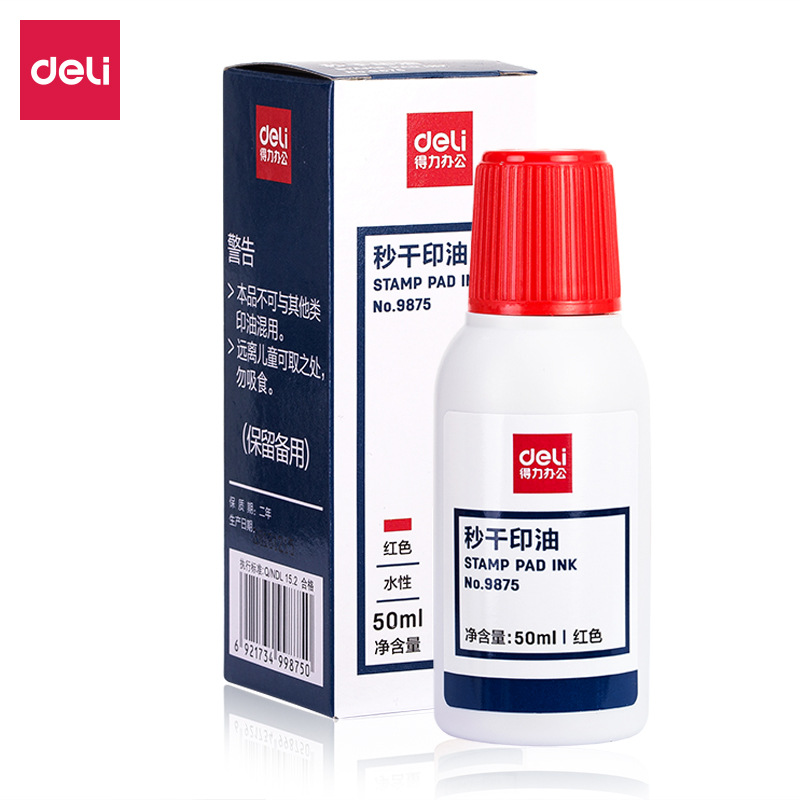 Efficient 9875 Second Dry Light-Sensitive Red Ink for Seals and Stamp Pad Ink