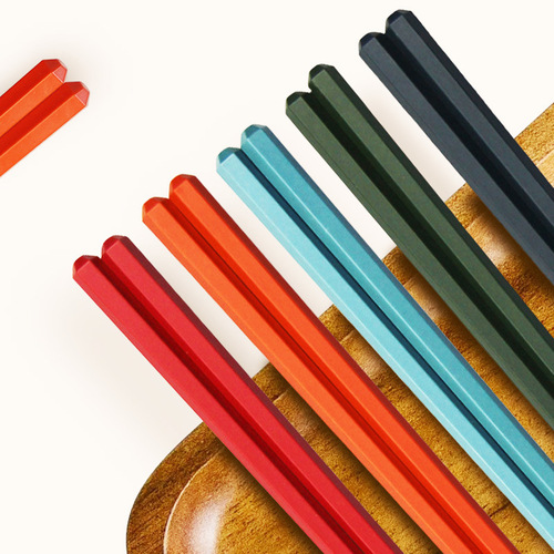 Supermarket chopsticks alloy chopsticks Internet celebrity chopsticks Kuaishou live broadcast home canteen restaurant hotel hotel