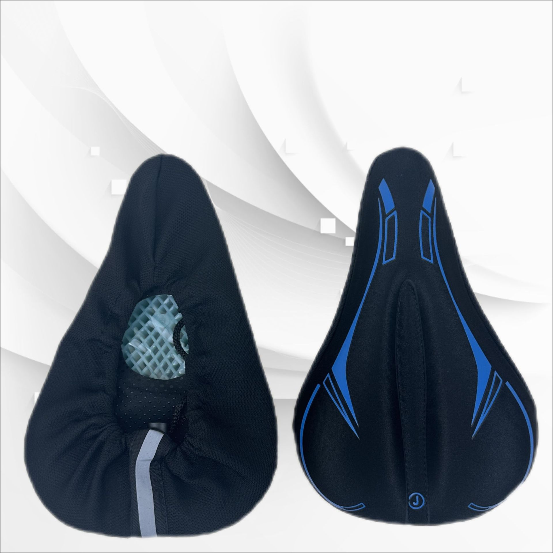 파란색 직선 홈 타이 로프