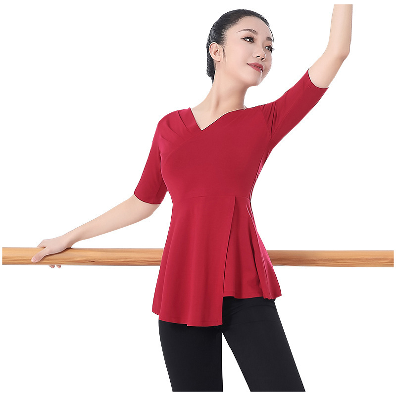 ダンスの練習服のスーツの女性の新型の形のダンスの成人のダンスの服装の練習の服の春の夏の現代のダンスの服|undefined