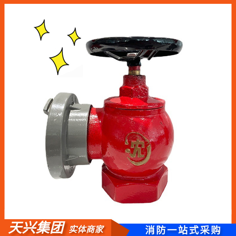 天兴室内消火栓SN65旋转减压稳压消防栓 2.5寸消火栓沈牌消防栓头