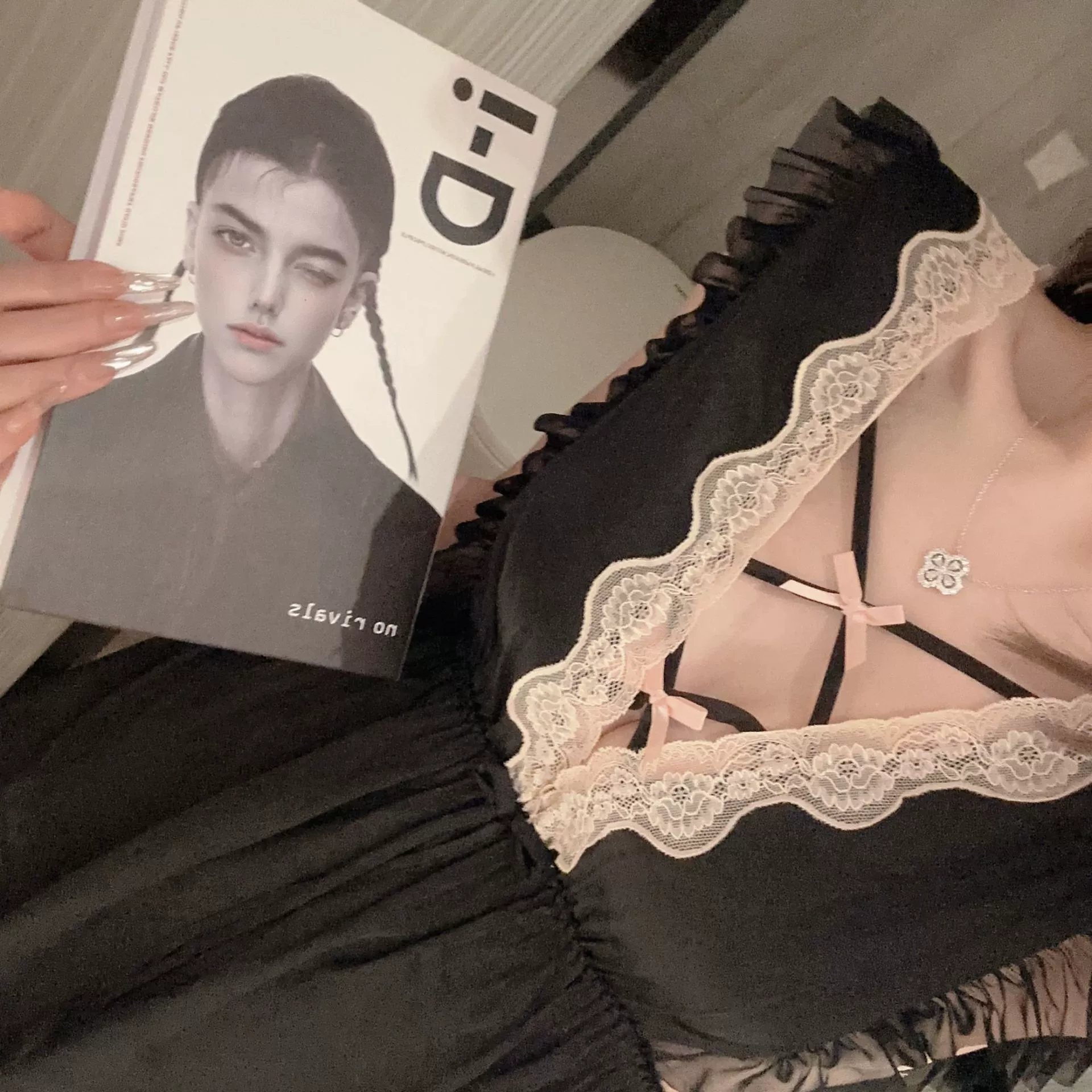 Сексуальное белье Passion Midnight Charismatic, горячая ночная пижама-униформа, чистое искушение, для женщин