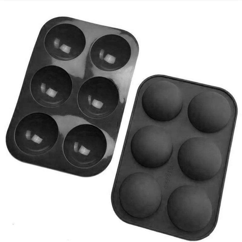 6 Small Half Circles 431 Chocolate Mold Food Grade Baking Supplies DIY Cookie Mold Cake Mold