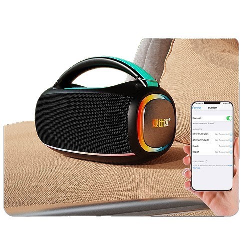 Xia Shida A51 ポータブル Bluetooth スピーカー屋外スクエアダンス Bluetooth スピーカーデュアルスピーカー多機能カード|undefined