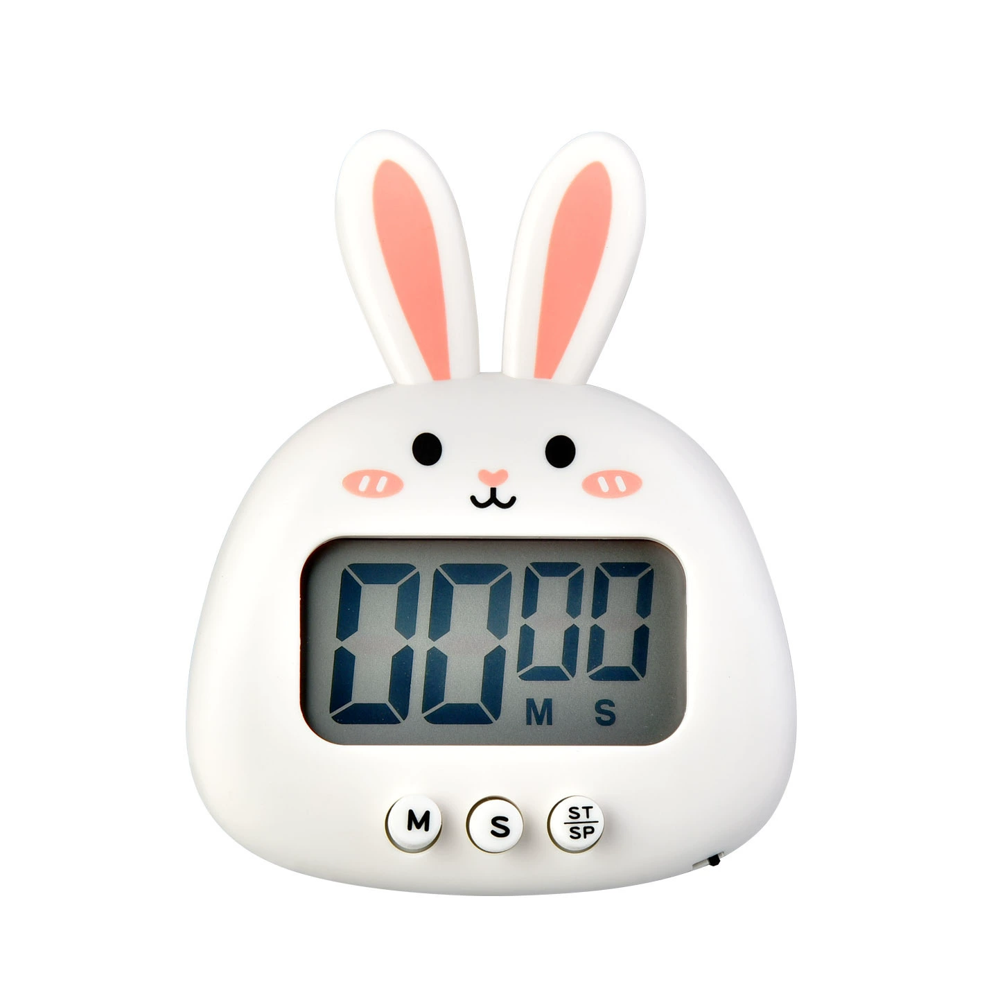 Rabbit electronic timer with visible countdown alarm clock timer for kitchen cartoon manager fridge