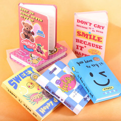 迷你口袋筆記本便攜隨身小本子學生創意卡通可愛記事本英語單詞本