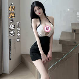 情趣内衣性感秘书制服免脱诱惑床上激情用品大码睡衣服2844