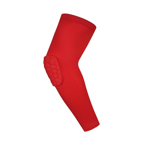 Sports elbow guard honeycomb impact protection pressure arm guard sleeve basketball cycling protective gear honeycomb arm wholesale