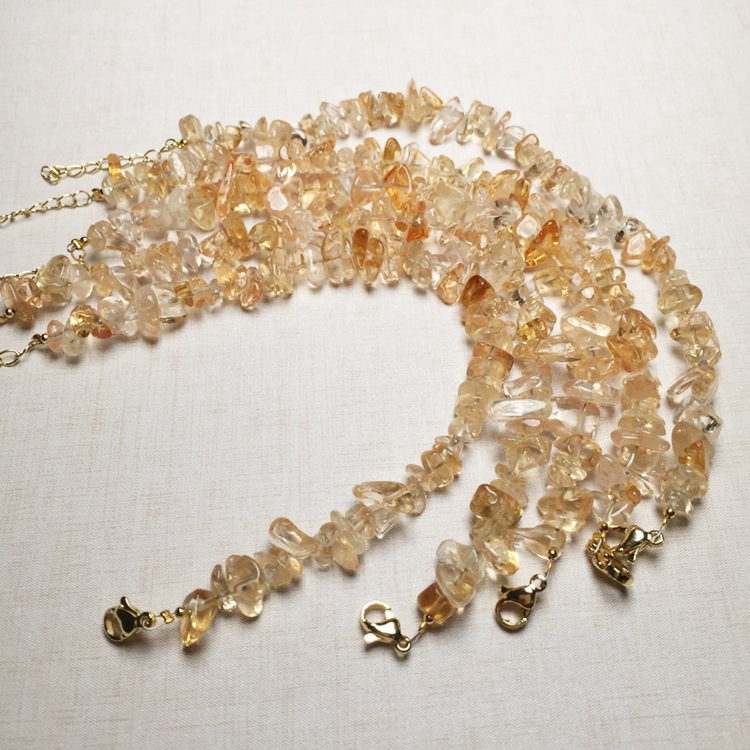 Crystal gravel bracelet citrine phoenix turquoise fluorite cordierite apatite etc cross-border live broadcast