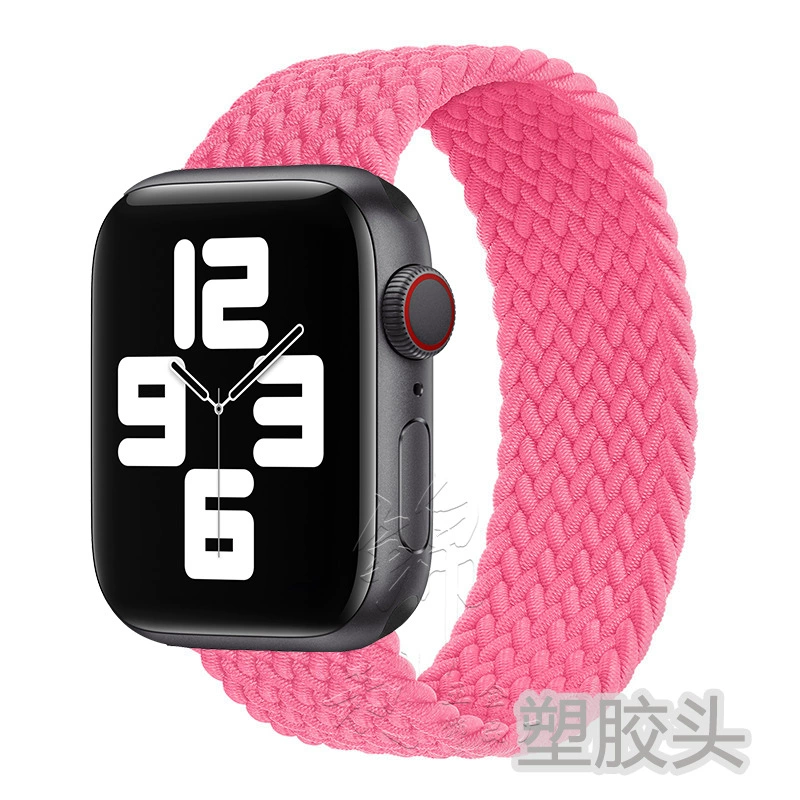 Ремешок для часов (Apple) нейлоновый тканый эластичный однослойный, 22 мм пластиковый разъем, длины 125–165 мм