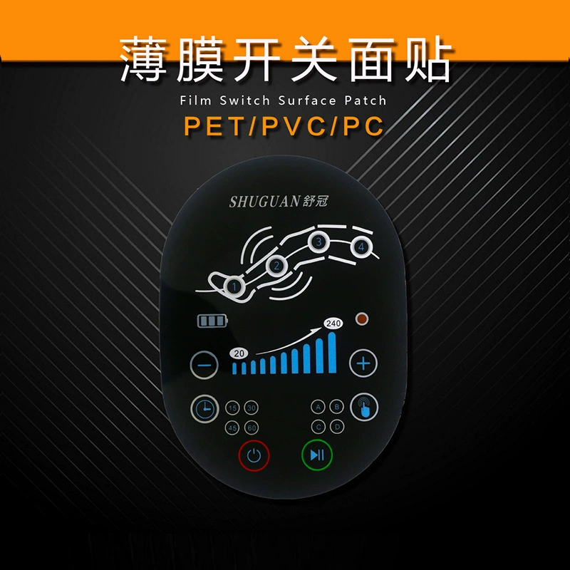 Switch key PVC, stickers, electronic light panel