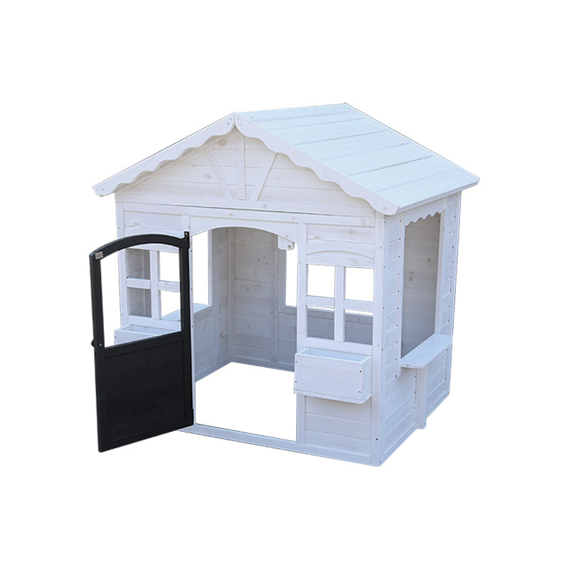Casa de juguetes para niños al aire libre, casa interior para niños, casa de madera impermeable, casa de juegos, nueva casa pequeña