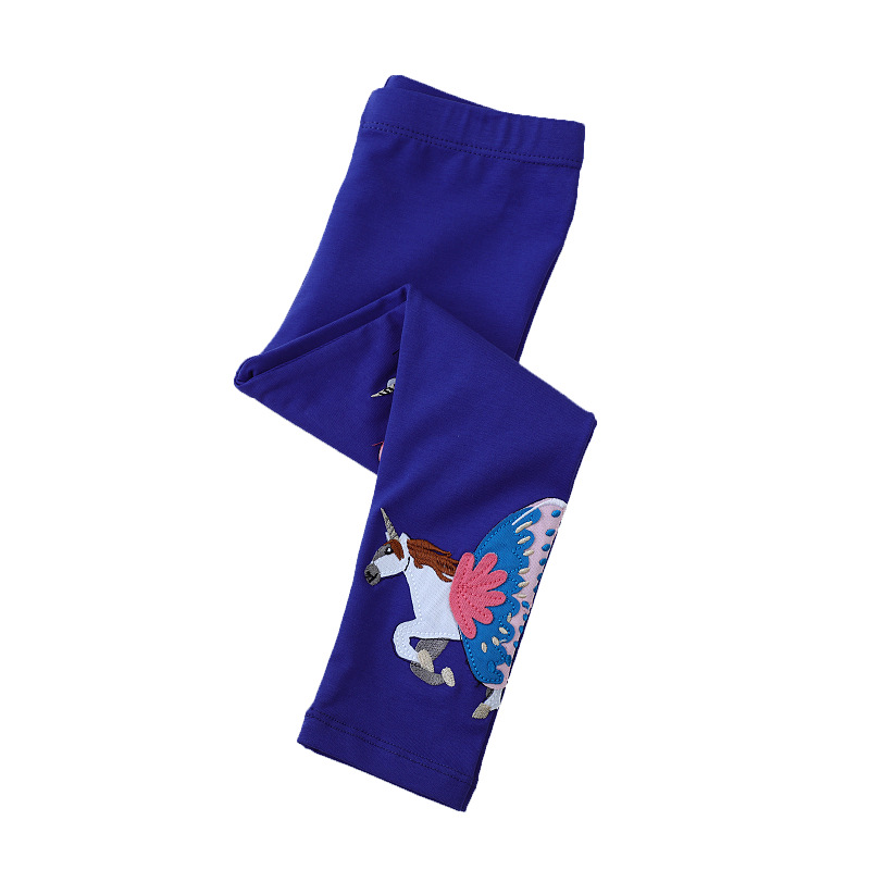 Girls Children's Pants Autumn European and American New Leggings Children's Cotton Outer Wear Anti-mosquito Pants Children's Pants for Hair