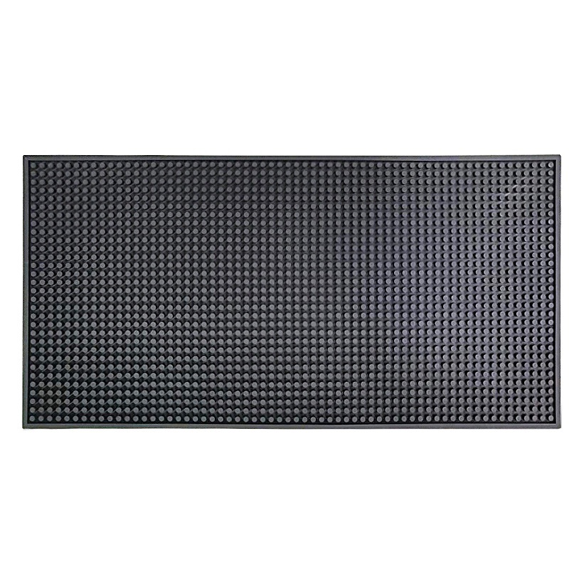 Tapete de drenaje antideslizante de goma PVC, posavasos térmico y alfombrilla de bar profesional, stock disponible