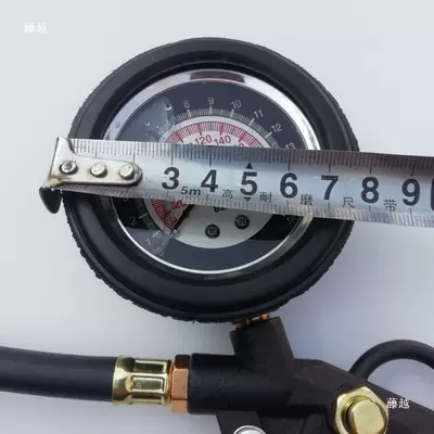Air pressure gauge/tire pressure gauge — with inflator, car tire pressure