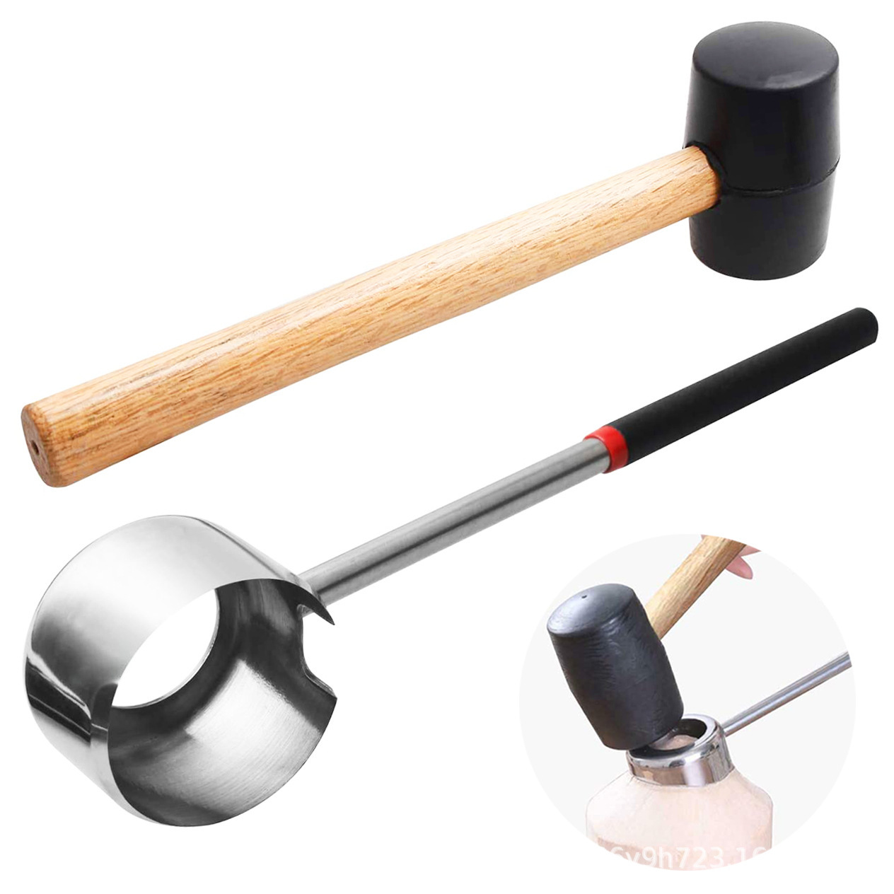 Stainless Steel Coconut Shell Opener, Coconut Hole Puncher, Household Kitchen Tool, Manual Coconut Hole Opener, Factory Direct, in Stock