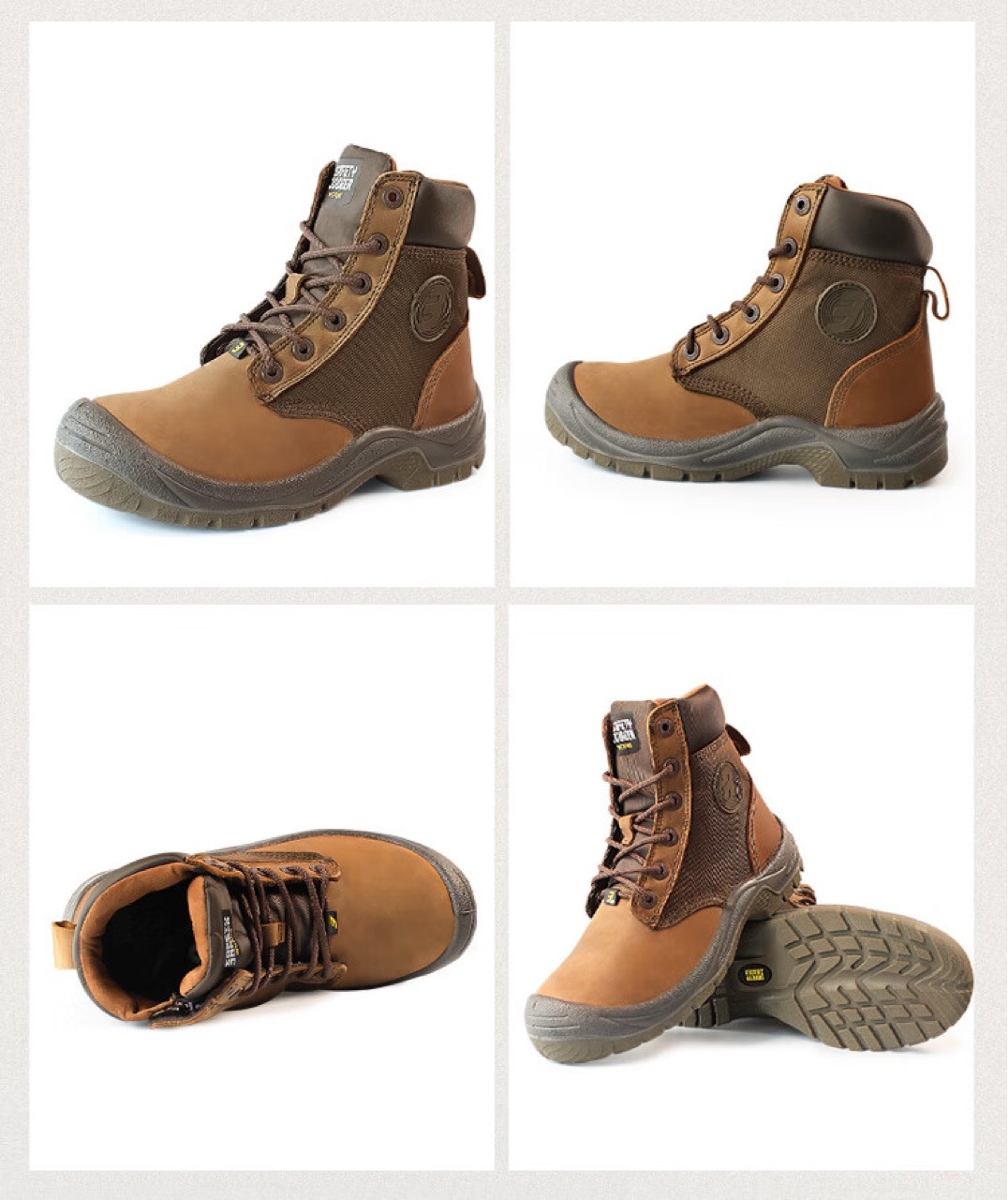 Safety Jogger鞍琸宜 RUSH S3 860203防砸防刺穿安全鞋侧帮拉链