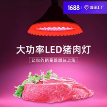 led生鲜灯 猪肉灯照肉灯熟食市场超市灯夜市节能摆摊红光灯