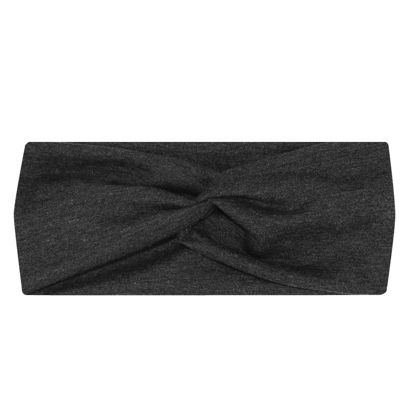 Europa y América de yoga bohemio deportes banda para el cabello elástico antideslizante banda para el cabello de ala ancha entrenamiento correr sudor-absorbente diadema de las mujeres