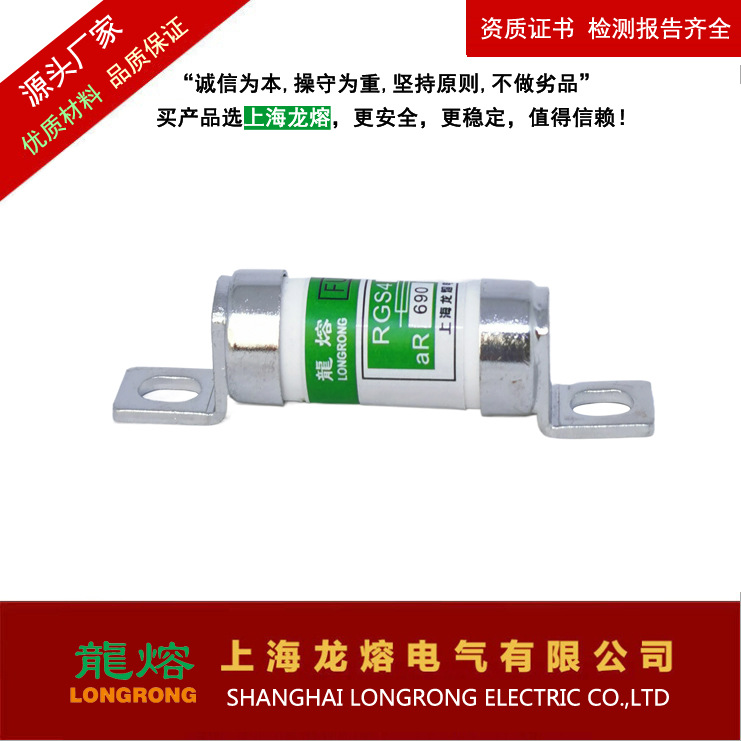 RSG18L42EV 110V/170V 160A电动汽车保护用熔断器,认准"龍熔"品牌