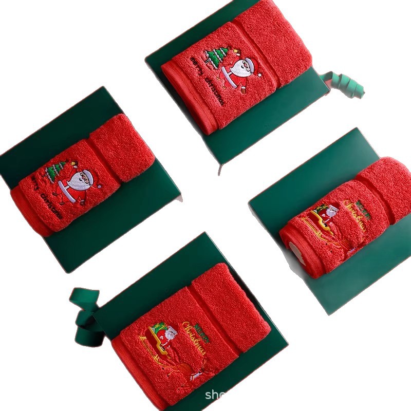 Regalo del Día del Trabajo toalla de algodón caja de regalo conjunto de regalo de compañía regalo de cumpleaños toallas faciales image 6