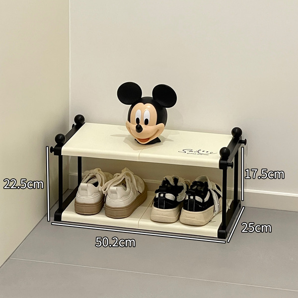 Home entrance door folding shoe rack simple door multi-layer large…
