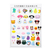 Cartoon silica gel cute fridge magnet PVC from soft rubber with accessories