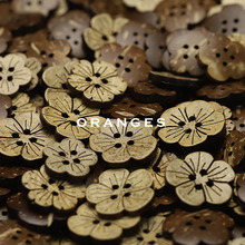 JULI橘里 花形天然椰子纽扣衬衫袖领扣子外套大衣四眼风衣童装扣